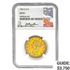 Image 1 : 1904-O $10 Gold Eagle NGC AU55 Signed David J. Ryd