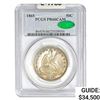 Image 1 : 1865 CAC Seated Liberty Half Dollar PCGS PR66 CAM