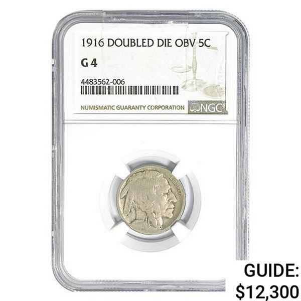 1916 DDO Buffalo Nickel NGC G4