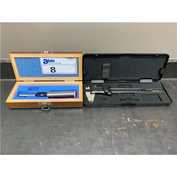 DIGITAL CALIPER AND STM TOUCH POINT SENSOR TOOL PROBE W/CASES - Able ...