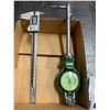 Image 1 : DIAL INDICATOR GAUGE MEASURE AND DIGITAL CALIPER