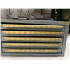 Image 8 : SMALL GREY METAL 5 DRAWER PARTS CABINET FILLED WITH ASSORTED DRILL BITS