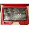 Image 2 : MACHINIST PIN GAUGE SET W/BOX (6 PCS. MISSING)