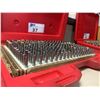 Image 3 : MACHINIST PIN GAUGE SET W/BOX (6 PCS. MISSING)