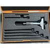 Image 2 : MITUTOYO 0-6" DEPTH MICROMETER W/CASE
