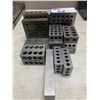 Image 1 : GROUP OF ASSORTED SMALL ANGLE PLATES - APPROX 17 PCS.