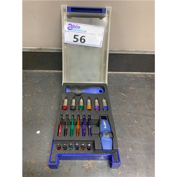 MACHINIST TORQUE INSERT DRIVE TOOL W/CASE