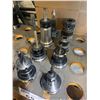 Image 2 : GROUP OF (8) BT 40 TOOL HOLDERS - SOME W/ASSORTED TOOLS