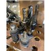 Image 2 : GROUP OF (8) BT 40 TOOL HOLDERS - SOME W/ASSORTED TOOLS