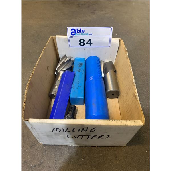 BOX OF MILLING CUTTERS - APPROX.5