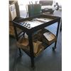 Image 2 : MOBILE METAL WORK CART - APPROX. 2 1/2FT ACROSS X 1 1/2FT WIDE X 3FT HIGH