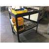 Image 2 : MOBILE METAL WORK CART - APPROX. 2 1/2FT ACROSS X 1 1/2FT WIDE X 3FT HIGH