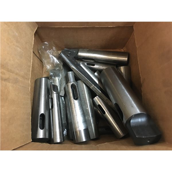 GROUP OF APPROX. 17 MORSE TAPER SHANK SLEEVES