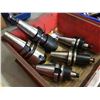 Image 2 : GROUP OF 5 BT 40 ASSORTED TOOL HOLDERS