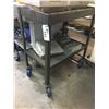 Image 2 : MOBILE METAL WORK CART - APPROX. 2 1/2FT ACROSS X 1 1/2FT WIDE X 3FT HIGH