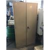Image 1 : BEIGE 2 DOOR METAL STORAGE CABINET *CONTENTS NOT INCLUDED*
