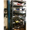 Image 2 : GREY METAL & WOOD SHELF RACKING UNIT *CONTENTS NOT INCLUDED*