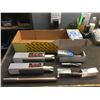 Image 1 : GROUP OF 3 INDEXABLE END MILLS AND 3 INDEXABLE CARBIDE TIP DRILLS