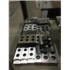 Image 2 : GROUP OF 8 SOFT JAWS SETS FOR CNC 8" LATHE CHUCK SERRATION 1.5MM X 60 DEGREES