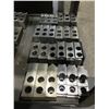 Image 2 : GROUP OF 8 SOFT JAWS SETS FOR CNC 8" LATHE CHUCK SERRATION 1.5MM X 60 DEGREES