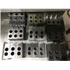 Image 2 : GROUP OF 9 SOFT JAWS SETS FOR CNC 8" LATHE CHUCK SERRATION 1.5MM X 60 DEGREES