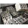 Image 2 : GROUP OF 13 SOFT JAW SETS FOR CNC 8" LATHE CHUCK SERRATION 1.5MM X 60 DEGREES