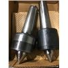 Image 2 : 2 NO.5 MORSE TAPER LIVE CENTERS FOR LATHE