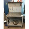 Image 1 : METAL & WOOD SHOP WORKBENCH -APPROX. 3FT ACROSS X 2 1/4FT WIDE X 5 1/4FT HIGH
