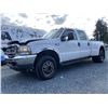 Image 2 : F2 --  2003 FORD F350 SUPER DUTY CREW CAB 4X4, White, TMU