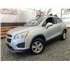 Image 1 : D6 --  2013 CHEVROLET TRAX 1LT AWD, Silver, 168872 KM