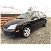 Image 2 : A12B --  2007 FORD FOCUS ZX4 , Black, 205635 KM   "NO RESERVE"