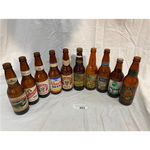 Early Canadian Beer Bottles