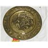 Image 1 : Round Brass Plate - Feast