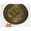 Image 1 : Round Brass Plate - Serenading a Girl