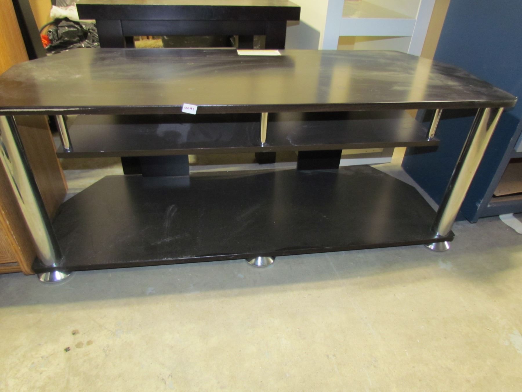 Black TV Stand