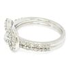 Image 5 : 14K White Gold 1.05 ctw Round Brilliant Diamond Interlocking Loop Love Knot Ring