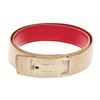 Image 1 : Hermes Red White Leather H Belt Strap (no buckle)