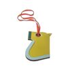 Image 4 : Hermes Yellow Multicolor Camail Bag Charm