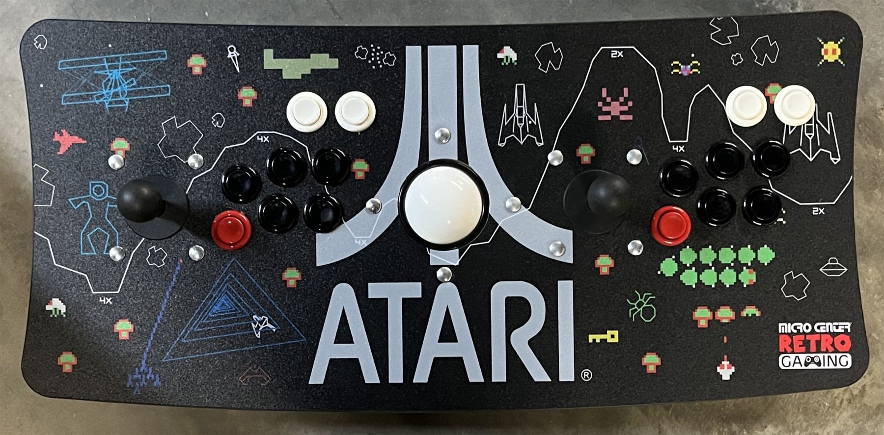 Atari Two Player USB Fight Stick with Trackball Bosley Auctioneers