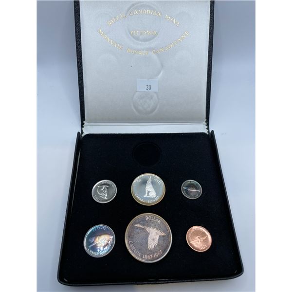 1967 Canadian Coin Set (Missing 1 Coin) 43.1g 80% Silver