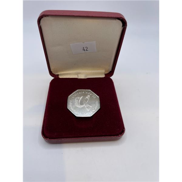 Universiade 83' Edmonton Alberta Canada- University Games Token