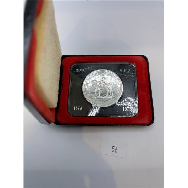 1873-1973 RCMP Canadian Dollar 23.3g 50% Silver