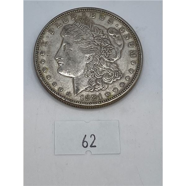 1921D American Morgan Dollar 26.73g 90% Silver