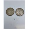 Image 2 : 2x 1921D American Morgan Dollar 53.46g 90% Silver