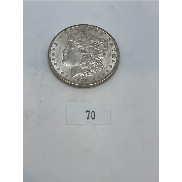 1884O American Morgan Dollar 26.73g 90% Silver