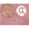 Image 1 : 1947 Silver Panama Balboa and Half Balboa
