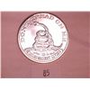 Image 2 : Boston Tea Party, Gadsden Snake One Troy Ounce .999 Silver Round
