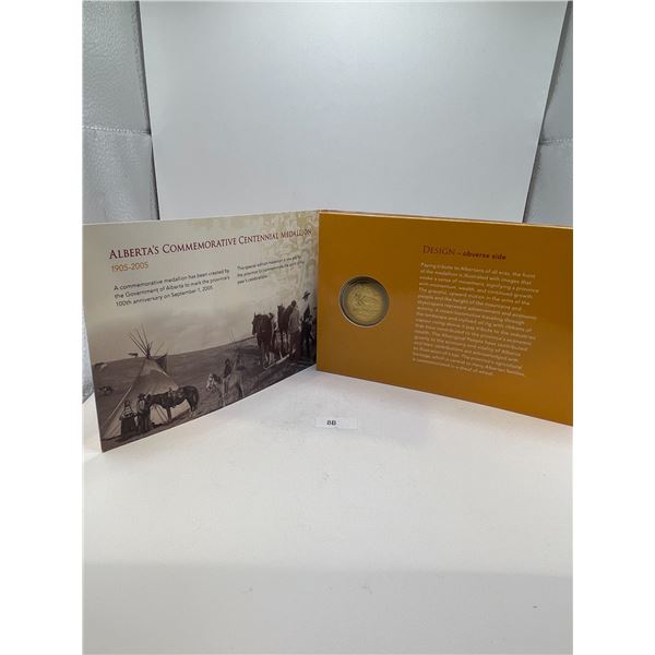 1905-2005 Alberta's Commemorative Centennial Medallion