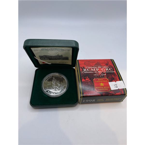 1998 RCMP Dollar 25.175g 925 Silver