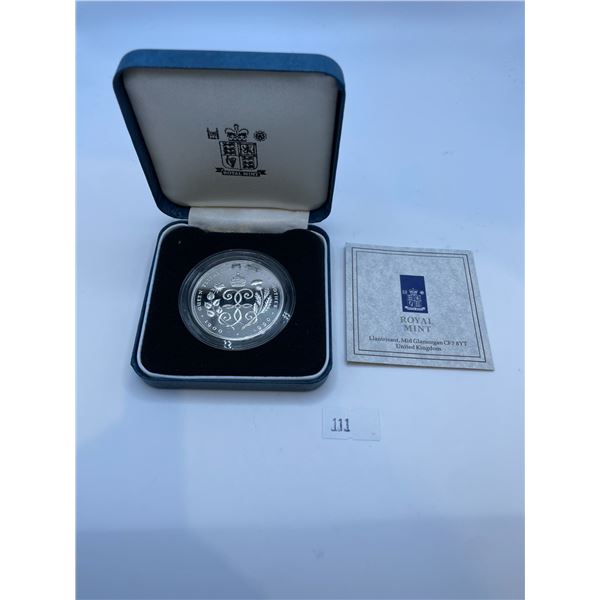 Royal Mint Queen Elizabeth 90th Birthday Proof Crown 28.28g 925 Silver